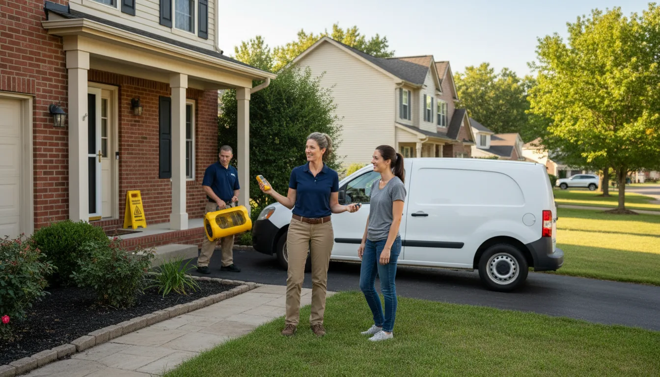 Water restoration image for Water Damage & Restoration Services in Loretto, KY